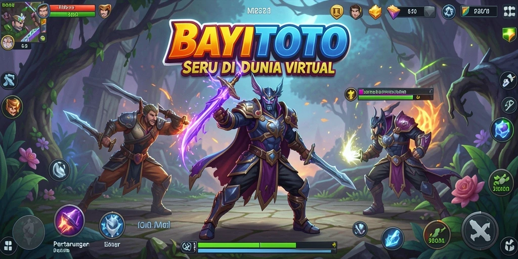 Tampilan aksi pertarungan intens di BAYITOTO.