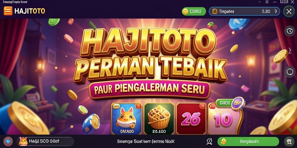 Tampilan gameplay seru dalam permainan Slot HAJITOTO.