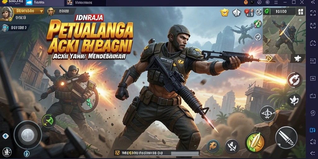 Tampilan menarik dari gameplay ARPG IDNRAJA yang penuh aksi.