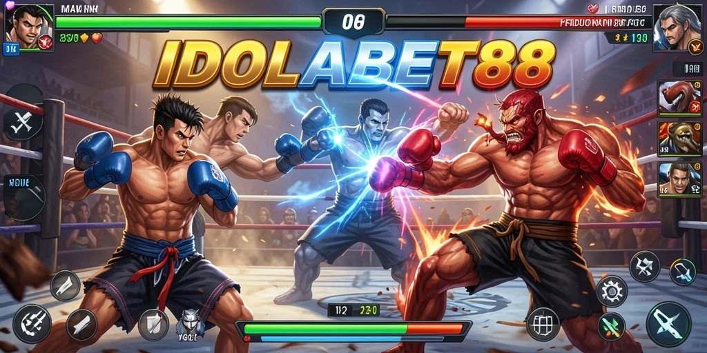 Tangkapan layar dari gameplay <strong>IDOLABET88</strong> menampilkan aksi pertarungan yang intens.