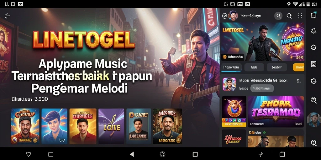 Tampilan gameplay interaktif LINETOGEL yang seru dan menarik.