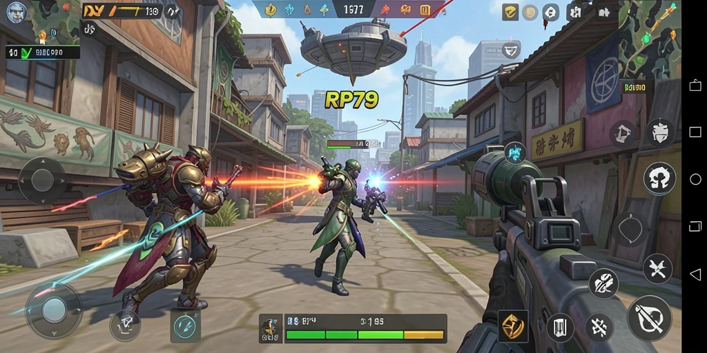 Gameplay RP79 yang menegangkan dengan taktik mendalam.