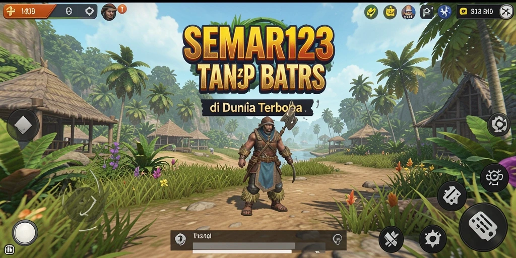 Tangkapan layar dari gameplay SEMAR123 menunjukkan petualangan seru di dunia terbuka.